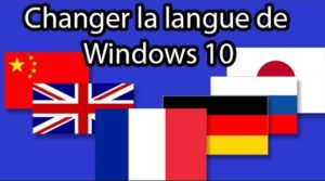 Changer la langue de Windows 10